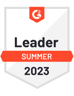 G2 leader badge for Summer of 2023