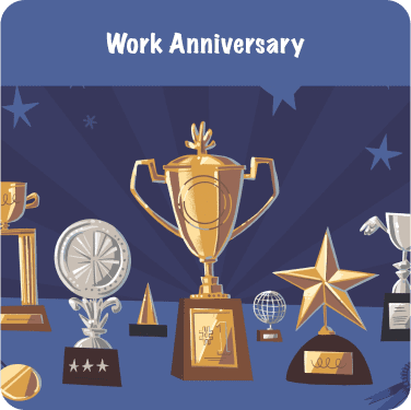 Work Anniversary Kudoboard