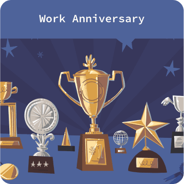 Work Anniversary Kudoboard