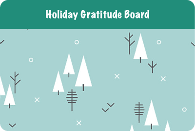 Holiday Gratitude Board