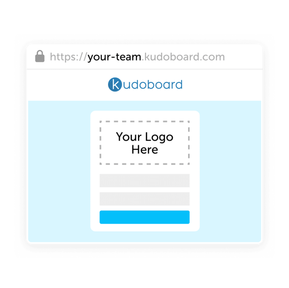 Kudoboard custom branding options