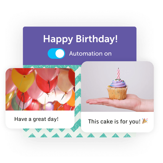 Posts on birthday and anniversary boards and automation on/off selector