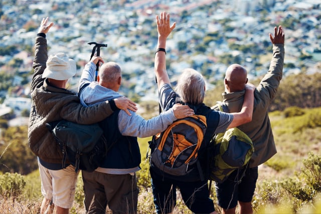 Retiree's celebrating retirement without a party